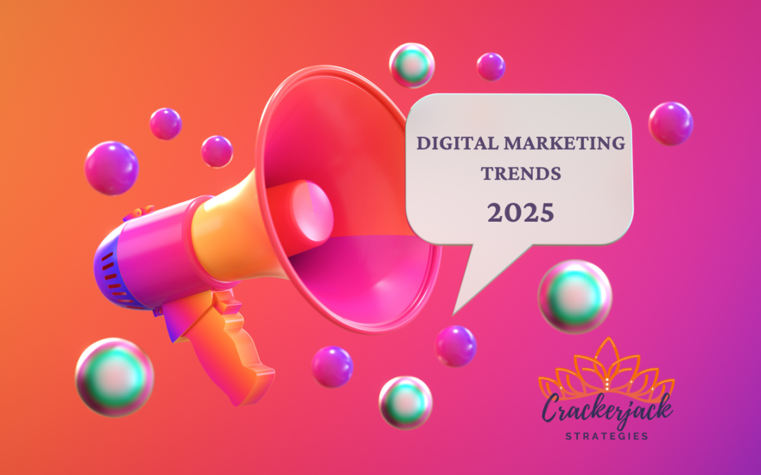 A bull horn signifying the amplifying of marketing trends for 2025.