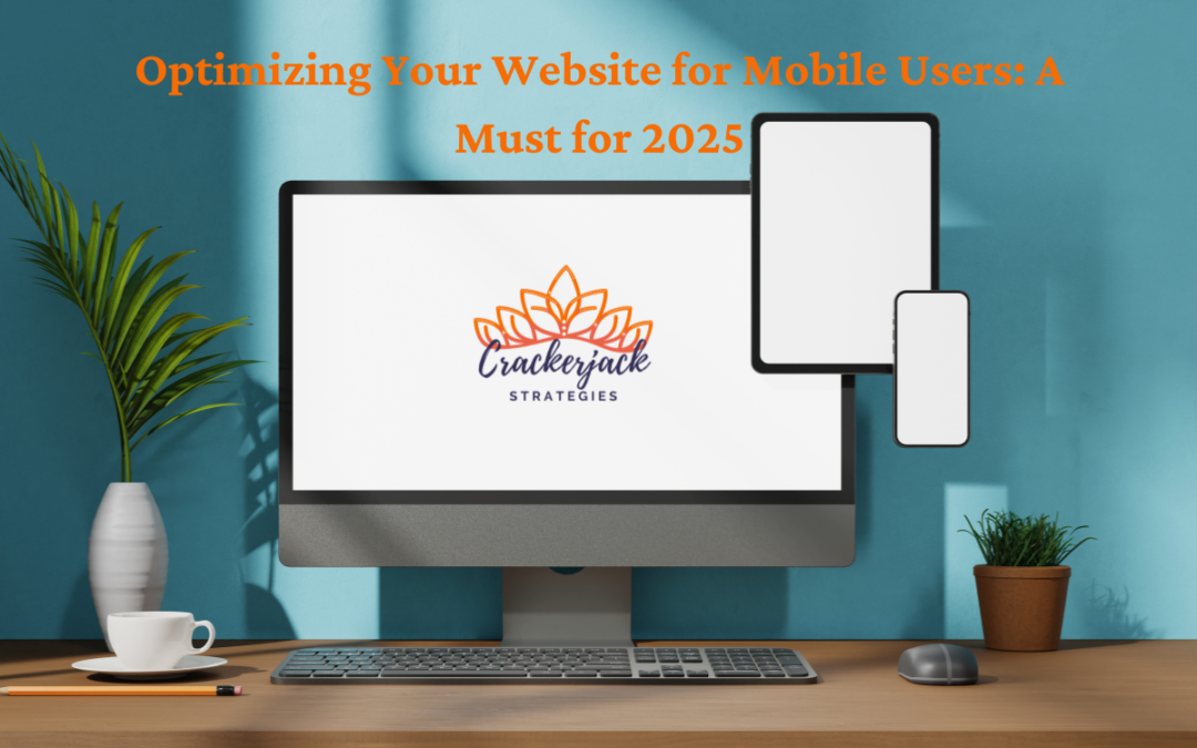 Responsive website displayed on smartphone and laptop, showcasing mobile-friendly website optimization.